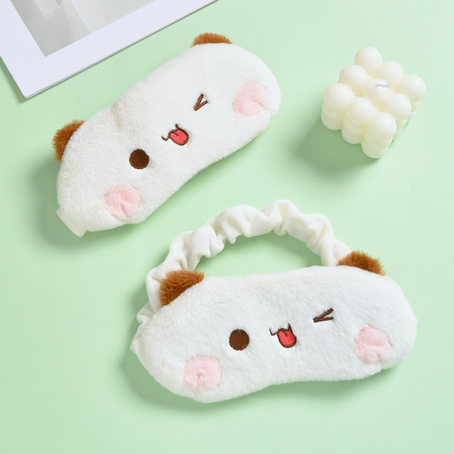 Plush Bear Sleep Mask – Soft, Cute & Comfy for a Good Night’s Rest