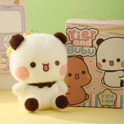 Cute Bear Panda Keychain Set – Couple Gift