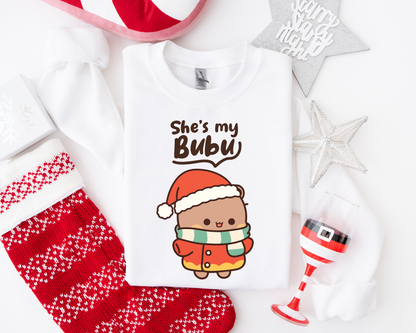Bubu & Dudu Christmas Couple Sweatshirts
