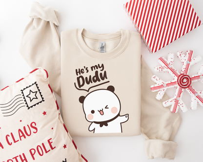 Bubu & Dudu Matching Couple Sweatshirts – Cute His & Her Gift for Couples
