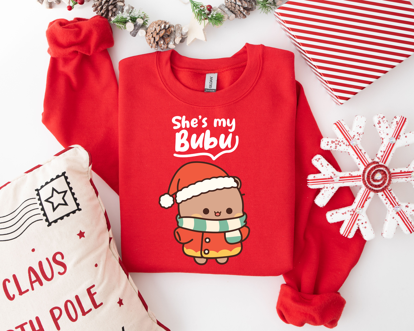 Bubu & Dudu Christmas Couple Sweatshirts