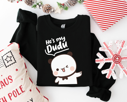 Bubu & Dudu Matching Couple Sweatshirts – Cute His & Her Gift for Couples