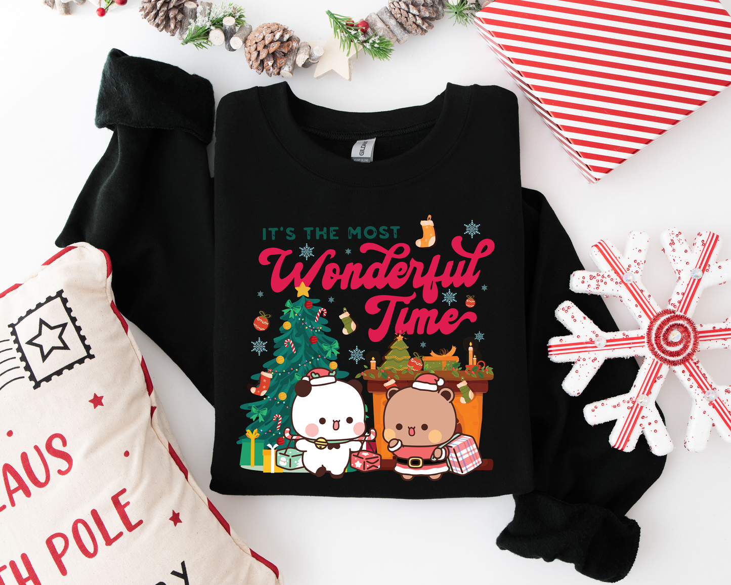 Bubu & Dudu Christmas Sweatshirt – The Most Wonderful Time