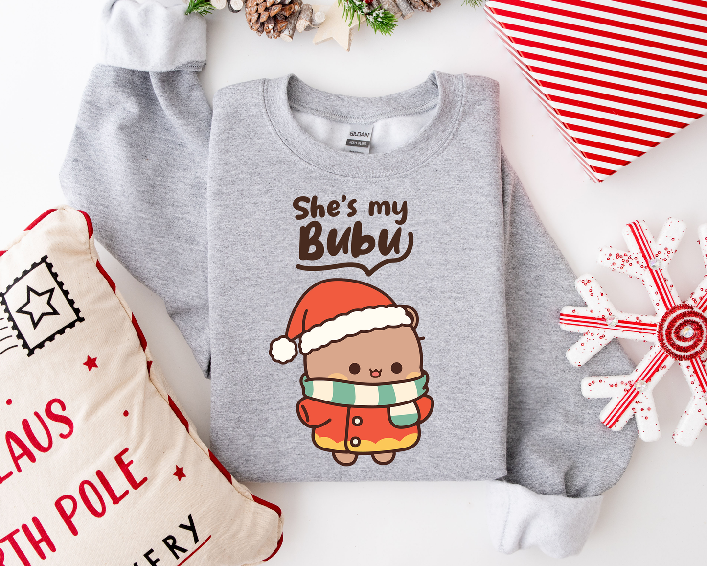 Bubu & Dudu Christmas Couple Sweatshirts