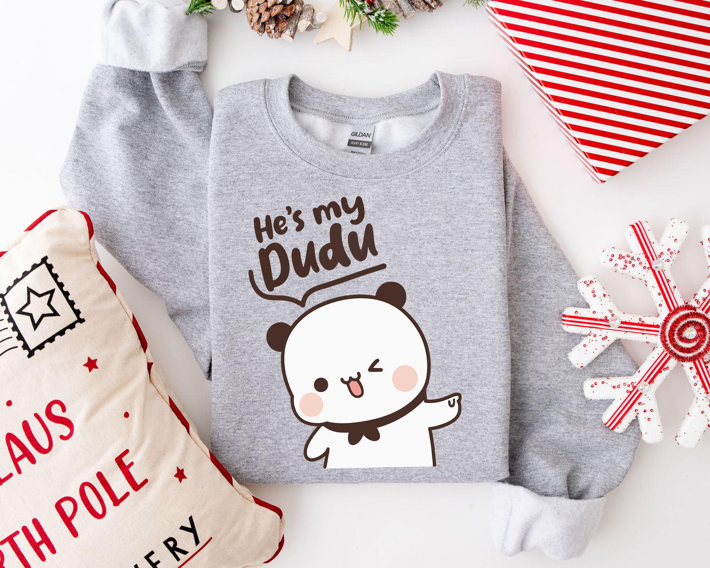 Bubu & Dudu Matching Couple Sweatshirts – Cute His & Her Gift for Couples