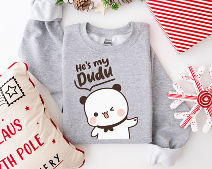 Bubu & Dudu Matching Couple Sweatshirts – Cute His & Her Gift for Couples